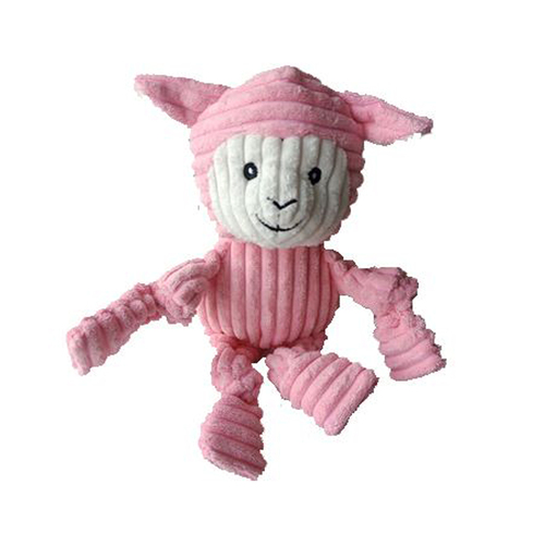 Paw Play Sheep Plush Interactive Pet Dog Chew Toy w/ Squeaker 30cm
