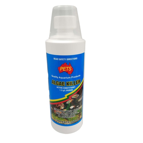 Pets Aquarium Algae Killer Controls Algae & Green Water in Aquariums 500ml