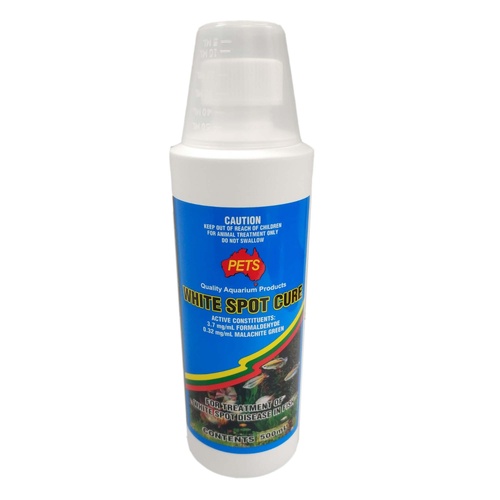 Pets Aquarium White Spot Cure Water Treatment on Cold Freshwater Aquariums 500ml