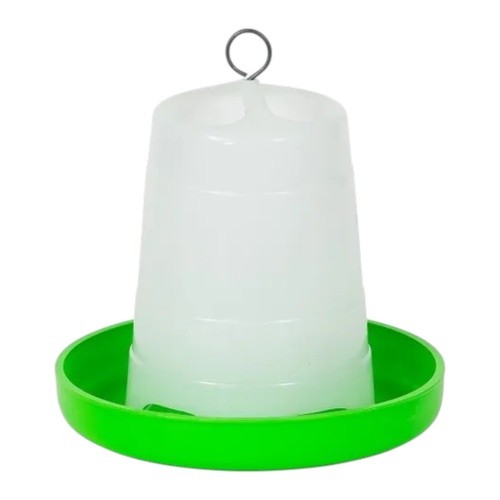 ShowMaster Durable Feeder for Poultry Green & White 6 x 1.5kg
