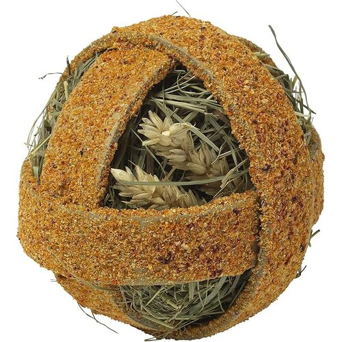 Petface Pipkins Foodball Nibbles Treat with Meadow Hay for Small Pets 125g
