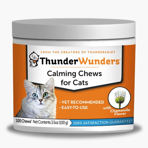 ThunderWunders Calming Cats Chews Stressed & Anxious Relief 180g