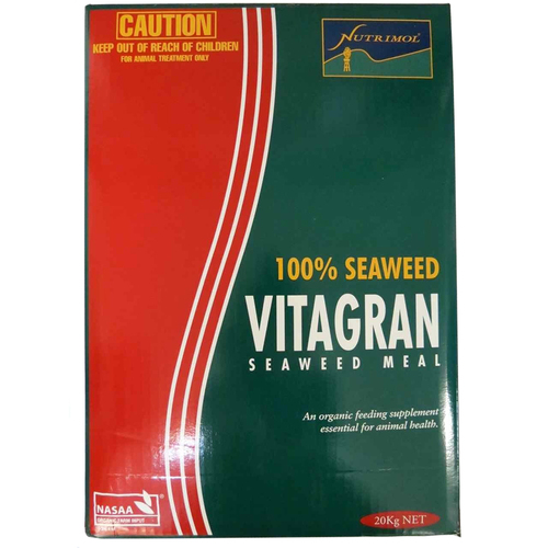 Nutrimol Vitagran Seaweed Meal Animal Stockfeed Vitamin Supplement 20kg 