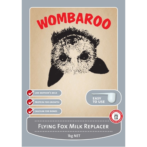 Wombaroo Flying Fox Milk Replacer for Orphaned Flying Fox 1kg