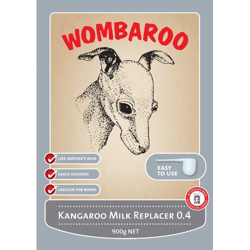 Wombaroo Kangaroo Milk Replacer for Macropod Kangaroo & Wallaby 0.4 900g