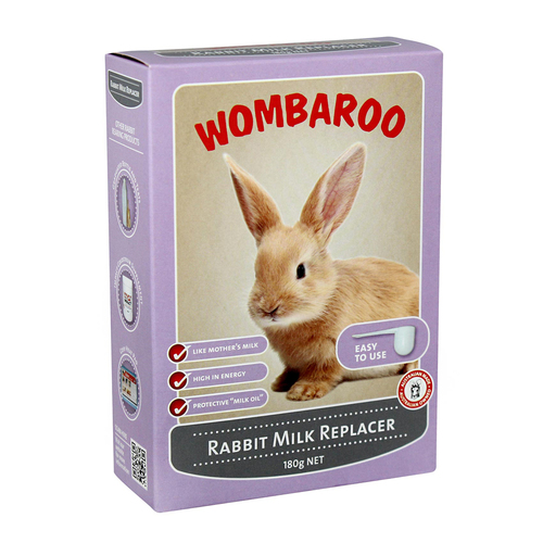 Wombaroo Baby Rabbit Kit Milk Replacer Substitute 180g