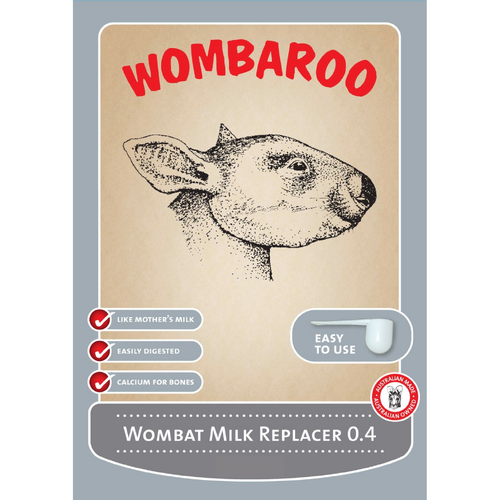 Wombaroo Wombat Milk Replacer Substitute for Wombat Joeys 0.4 5kg
