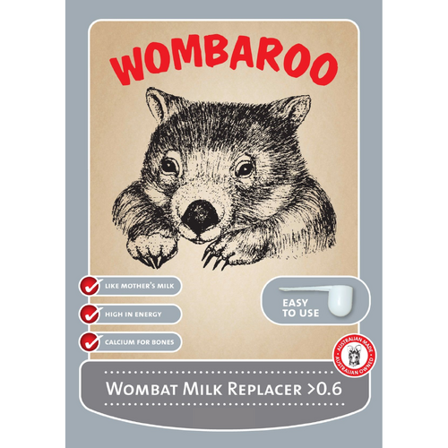 Wombaroo Wombat Milk Replacer Substitute for Wombat Joeys > 0.6 10kg