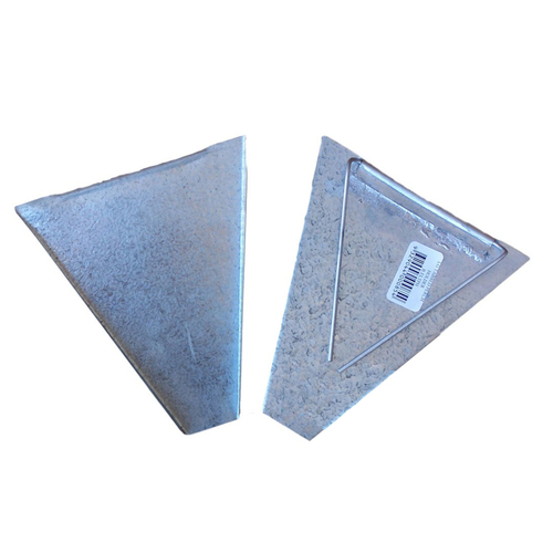 iPetz Galvanised Pair Tabbed Perch Holders w/ Tabs XL