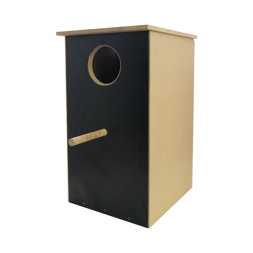 Avico Parrot Wooden Nest Breeding Box Birds Safe Space & Nesting 18"