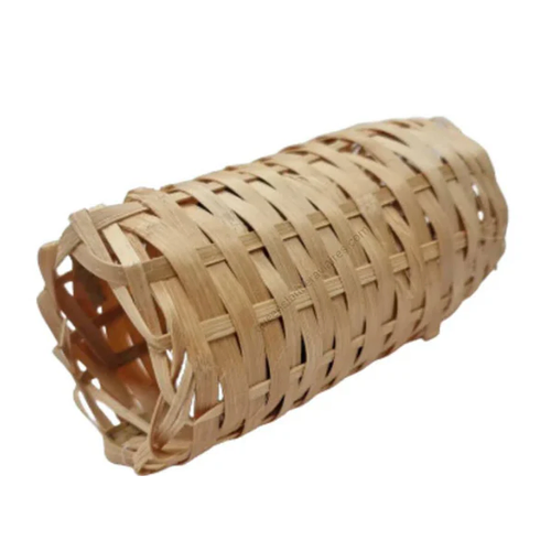 Avico Finch Bird Nest Rattan Tube Shaped with End Opening 17 x 8cm