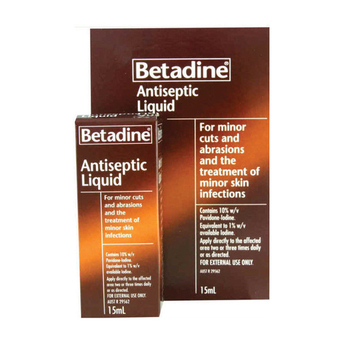 Betadine Liquid Treatment For Minor Infection 15ml 