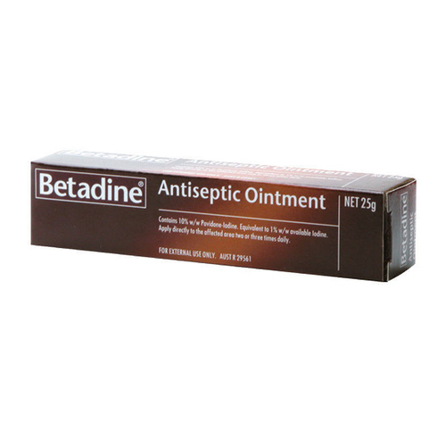 Betadine Antiseptic Ointment Treatment for Minor Infection 25g 