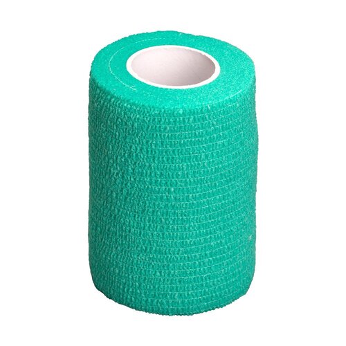 GlobalFlex Easy Rip Cohesive Bandage for Pets Green 7.5cm x 4.5m