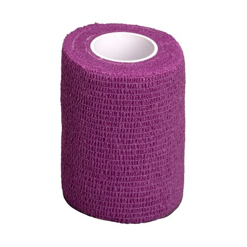 GlobalFlex Easy Rip Cohesive Bandage for Pets Purple 7.5cm x 4.5m