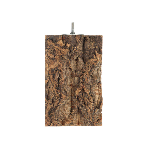 Beak Joy Cork Bark Bird Perch Textured Surface for Grip Medium