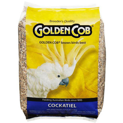 Golden Cob Cockatiel Nutritious Seed Mix Food 5kg