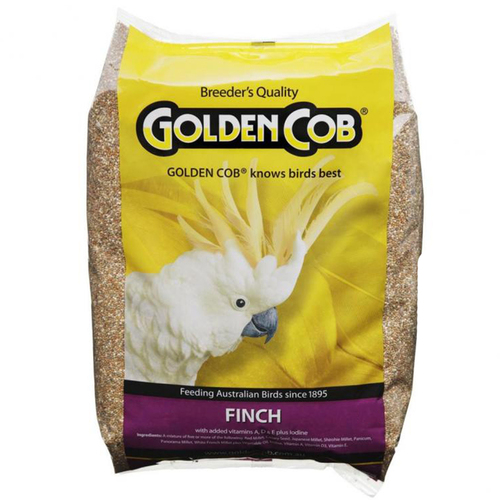 Golden Cob Finch Nutritious Seed Mix Food 5kg 