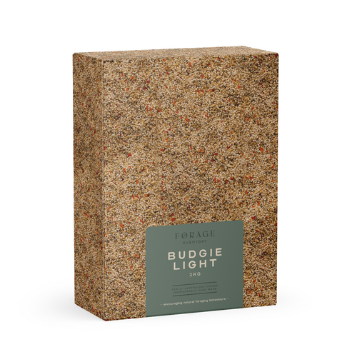 Forage Gourmet Seed Co Everyday Budgie Light Hand-Made Bird Seed Mix 2kg