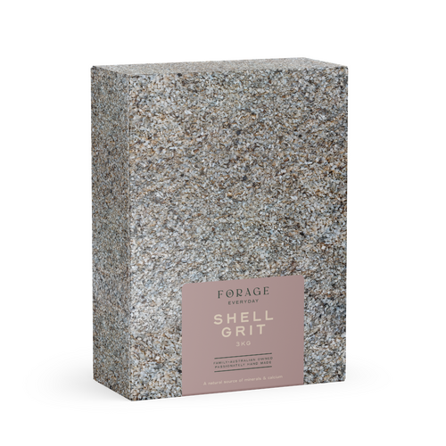 Forage Gourmet Seed Co Everyday Medium Shell Grit Bird Seed 3kg
