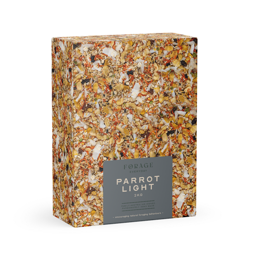 Forage Gourmet Seed Co Everyday Parrot Light Bird Seed Mix 2kg