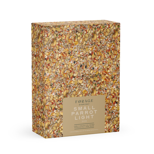 Forage Gourmet Seed Co Everyday Small Parrot Light Bird Seed Mix 2kg