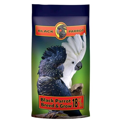 Laucke Black Parrot Breed & Grow Food Pellet 18% 20kg