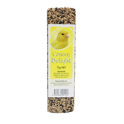 Passwell Avian Canary Delight Bird Food Healthy Treat Bar 75g