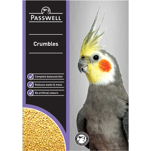 Passwell Small Breeding Birds Balanced Nutrition Crumbles 1kg 