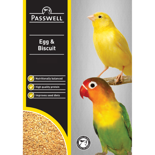Passwell Egg & Biscuit Bird Food for Canaries Finches & Parrots 20kg