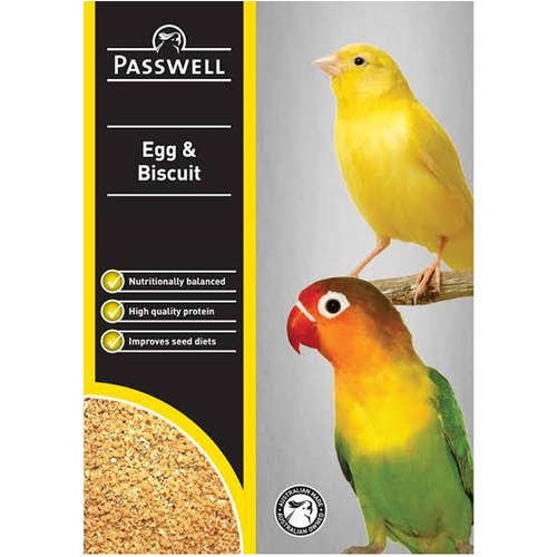 Passwell Breeding Birds Balanced Nutrition Egg & Biscuit 500g 