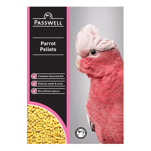 Passwell Parrot Pellets Complete & Balanced Bird Food 20kg