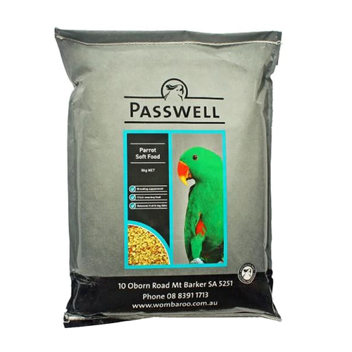 Passwell Parrot Soft Food Supplement for Cockatoos & Parrots 5kg