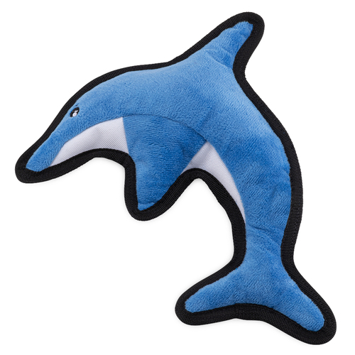 Beco Rough & Tough Dolphin Recycled Plastic Dog Toy Medium