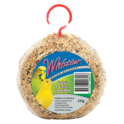 Lovitts Whistler Budgie & Canary Lollipop Bird Snack 6 x 320g