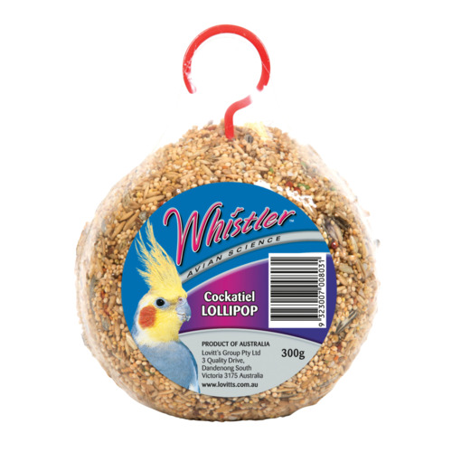 Lovitts Whistler Cockatiel Lollipop Bird Snack 6 x 300g