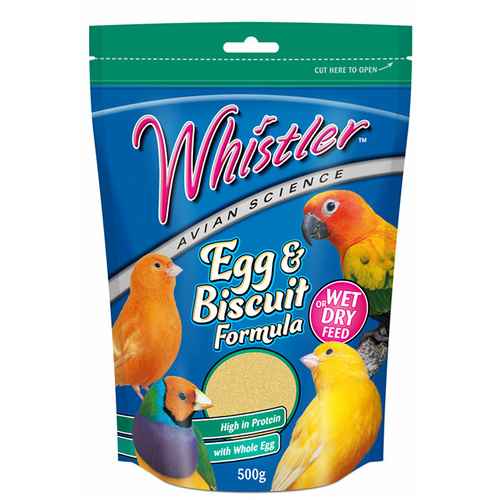 Lovitts Whistler Egg & Biscuit Bird Food Formula Vanilla 500g 