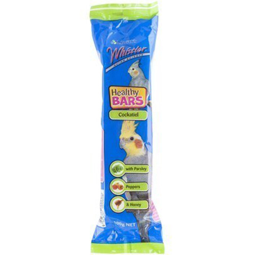 Lovitts Whistler Healthy Bar Cockatiel Bird Food Snack 100g x 12