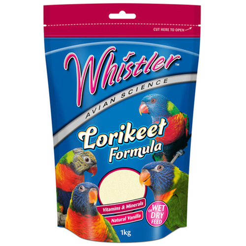 Lovitts Whistler Lorikeet Formula Vitamin Minerals Vanilla Flavour 1kg 