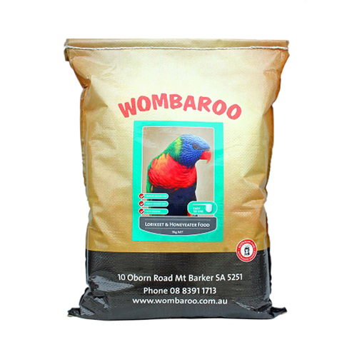 Wombaroo Lorikeet and Honeyeater Complete Nectar Bird Food 9kg