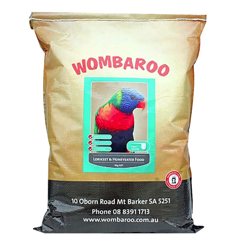 Wombaroo Lorikeet & Honeyeater Food for Lorikeets Lories & Wattlebirds 9kg