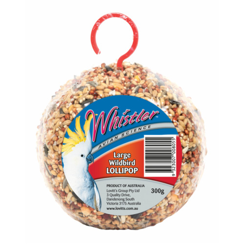 Lovitts Whistler Large Wildbird Lollipop Bird Snack 6 x 300g