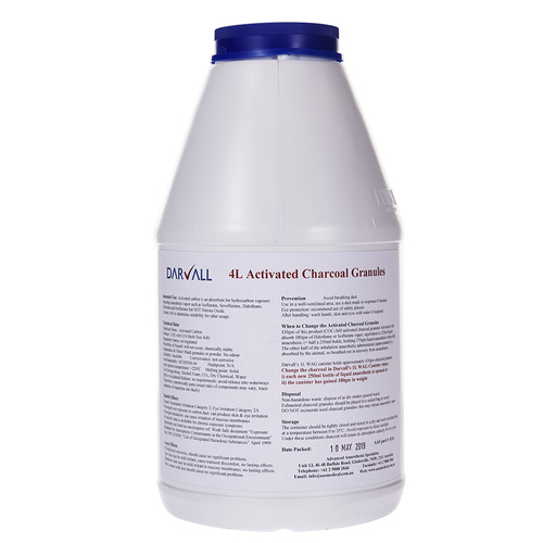 Activated Charcoal Absorbent Granules for Scavenger System 4L