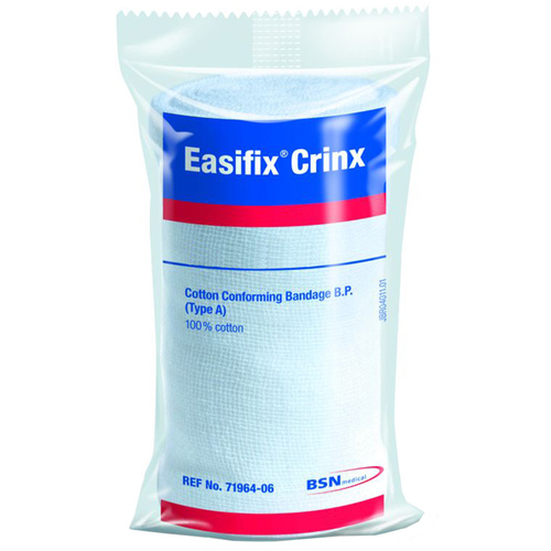 Easifix Crinx Cotton Conforming Gauze Bandage Breathable 7.5cm x 3.5m 