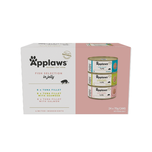 Applaws Adult Fish Selection in Jelly Natural Cat Food 24 x 70g