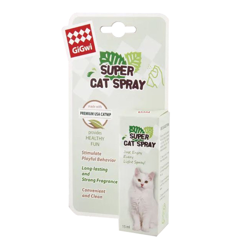 Gigwi Super Catnip Spray for Cat Toys & Scratch Post Bedding 15ml