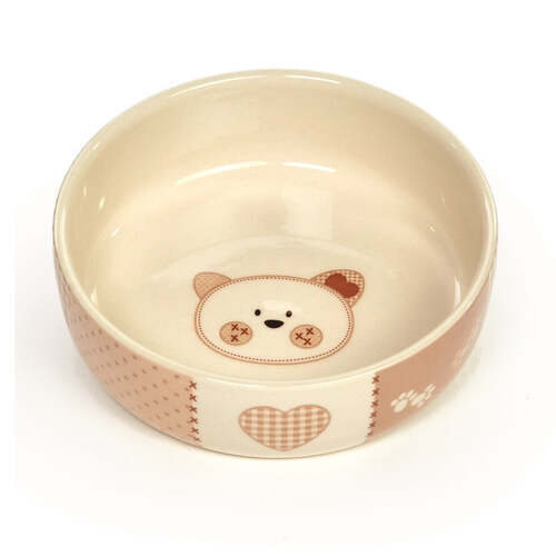 Petface Precious Paws Ceramic Food & Water Kitten Bowl 14 x 3cm