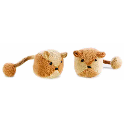 Petface Precious Paws Mouse Balls Interactive Pet Toy for Cats & Kitten 2pcs