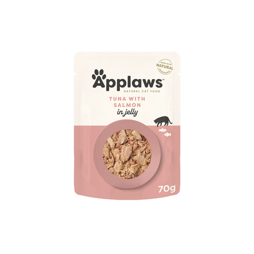 Applaws Wet Cat Food Tuna w/ Salmon in Jelly 16 x 70g