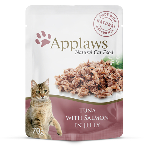 Applaws Wet Cat Food Tuna w/ Salmon in Jelly 16 x 70g
